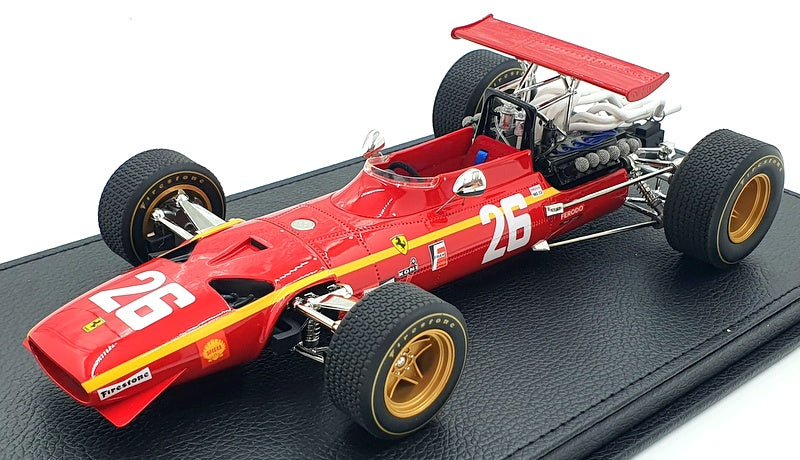 GP Replicas 1/18 Scale Resin GP112D - Ferrari 312 1968 #26 J.Ickx