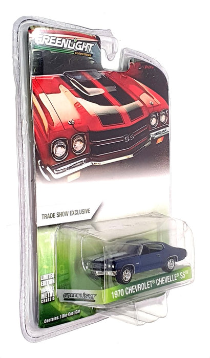 Greenlight 1/64 Scale 51057 - 1970 Chevrolet Chevelle SS - Blue/White Stripe