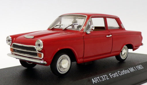 Detail Cars 1/43 Scale Diecast ART372 - 1963 Ford Cortina Mk1 - Red