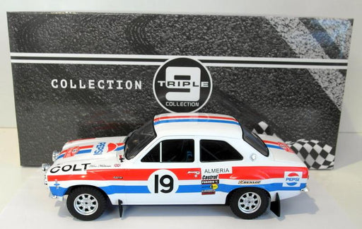 Triple9 1/18 Scale diecast - T9-1800131 Ford Escort MK1 Rally Monte Carlo 1972