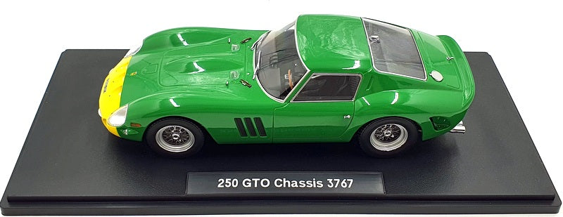 KK Scale 1/18 Scale Diecast KKDC180736 Ferrari 250 GTO Chassis 3767 Green/Yellow