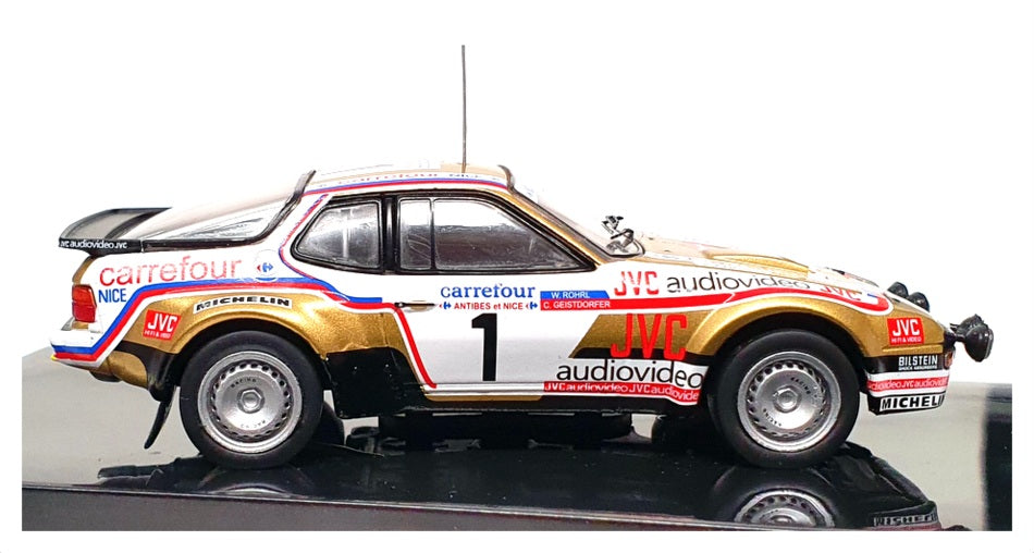 Ixo 1/43 Scale RAC366 - Porsche 924 Carrera GTS #1 Rally d'Antibes 1981