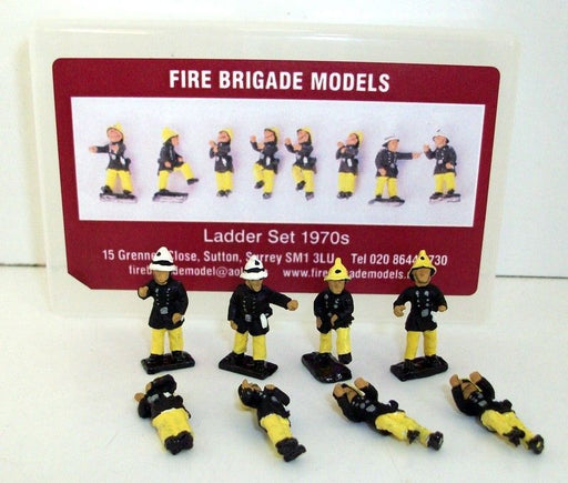 Fire Brigade models 1/72 Scale - FBM14 Ladder set 1970s Figures set