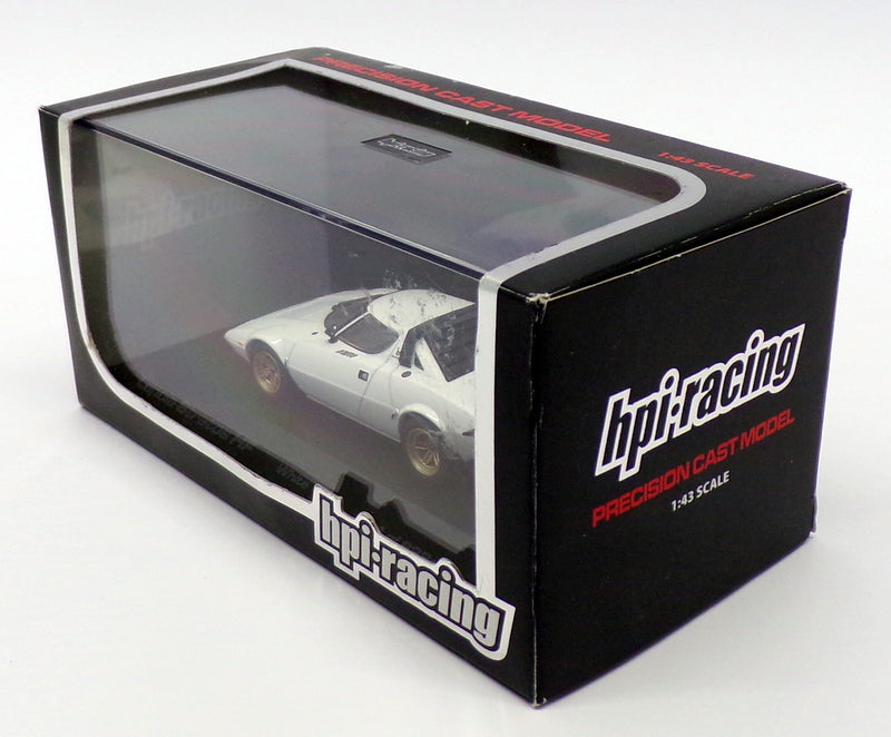 HPI Racing 1/43 Scale Model Car 8068 - Lancia Stratos HF - White