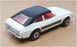 Matchbox Appx 10cm Long Diecast K-59 - Ford Capri Mk2 - White/Black