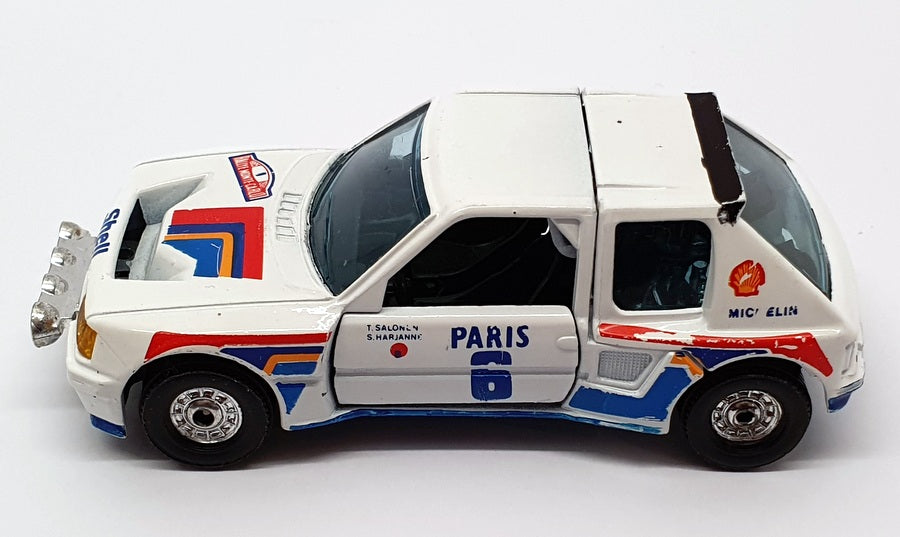 Corgi 11cm Long Diecast 399 - Peugeot 205 - #6 Monte Carlo 1985