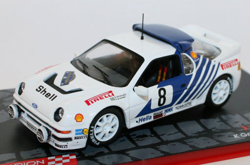 Altaya 1/43 Scale - Ford RS200 1986 #8 - Grundel / Mellander