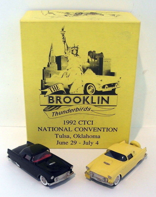 Brooklin 1/43 Scale BRK13 & BRK13X - 1956 & 1955 Ford Thunderbird 2 Car Set