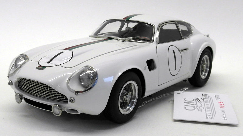 CMC 1/18 Scale Diecast - M-139 Aston Martin DB4 GT Zagato Le Mans 1961 #1