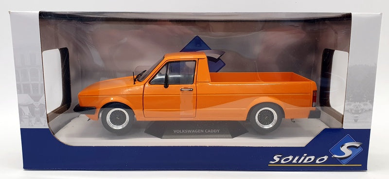 Volkswagen Caddy MK1 Pickup, Orange - Solido S1803502 - 1/18 scale Diecast  Model Toy Car