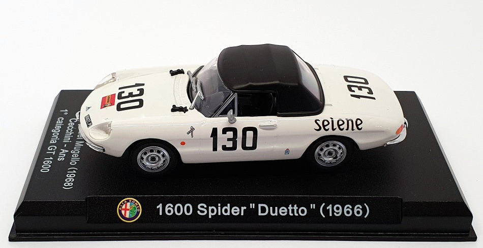 Metro Models 1/43 Scale M130W - Alfa Romeo 1600 Spider Duetto 1966 - #130 White