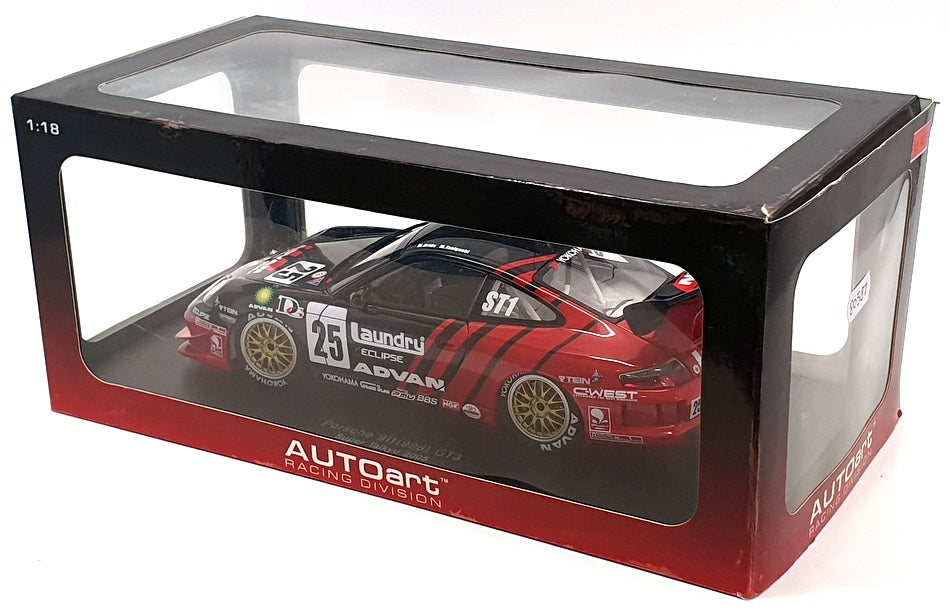 Autoart 1/18 Scale 80587 Porsche 911 (996) GT3 #25 Super Taikyu 2005 - Red/Black