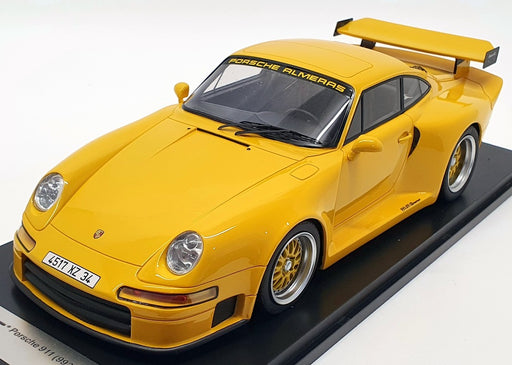 Kess Models 1/18 Scale Model KE18004B - Porsche 911 993 GT1 Aimeras - Yellow