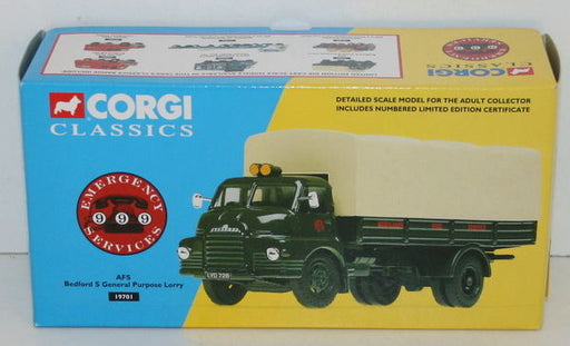 CORGI CLASSICS 1/50 - 19701 - AFS - BEDFORD S GENERAL PURPOSE LORRY