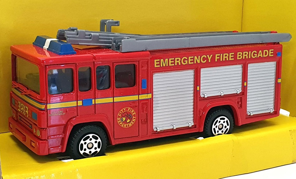 Husky Corgi 13cm Long Diecast TY87101 - Fire Engine - Red