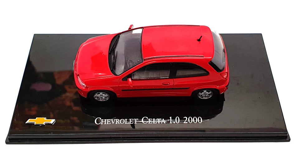 Altaya 1/43 Scale Diecast A111121N - 2000 Chevrolet Celta 1.0 - Red