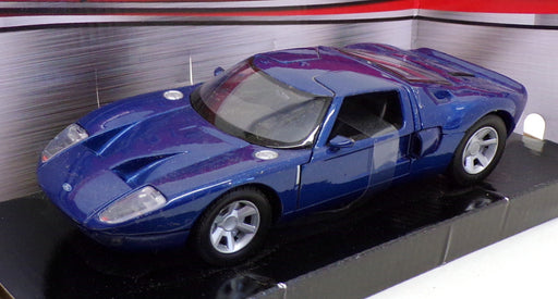 Motor Max 1/24 Scale Model Car 73297 - Ford GT Concept - Metallic Blue