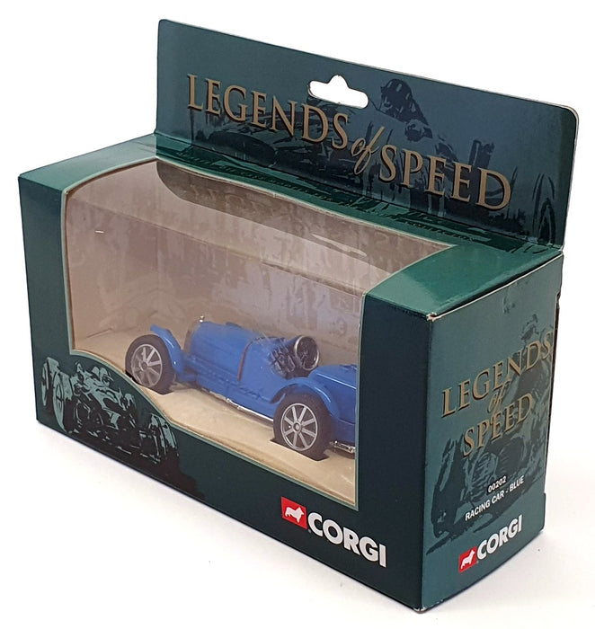 Corgi 10cm Long Diecast 00202 - Legends Of Speed Bugatti Race Car