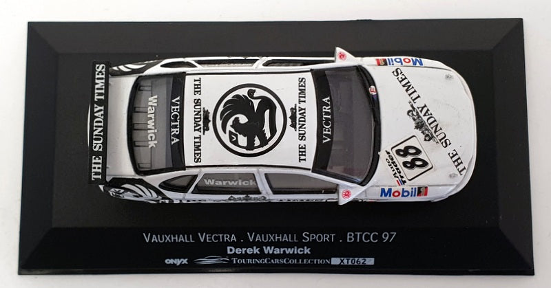 Onyx 1/43 Scale Diecast XT062 - Vauxhall Vectra BTCC 1997 Derek Warwick