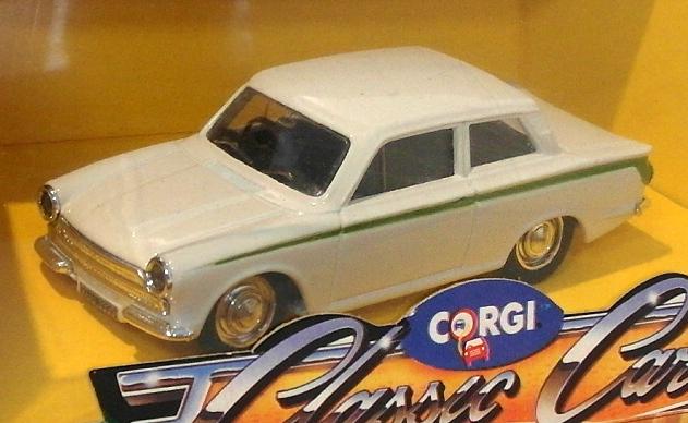 Corgi 1/43 Scale Diecast D708/1 - 1963 Lotus Cortina Mk1 - White