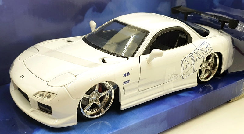 Jada 1/24 Scale Diecast 32607 - 1993 Mazda RX-7 - White — R.M.Toys Ltd