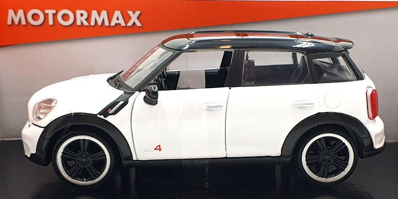 Motormax 1/24 Scale Diecast - 73353 - Mini Cooper S Countryman - White