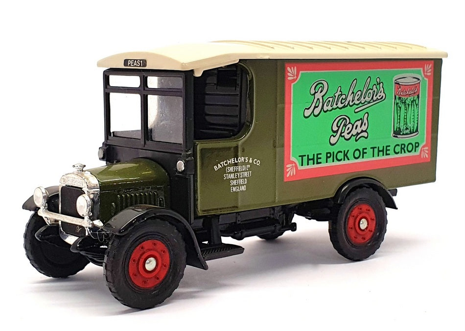 Corgi 13cm Long Diecast C859/10 - Thornycroft Box Van - Batchelors Peas