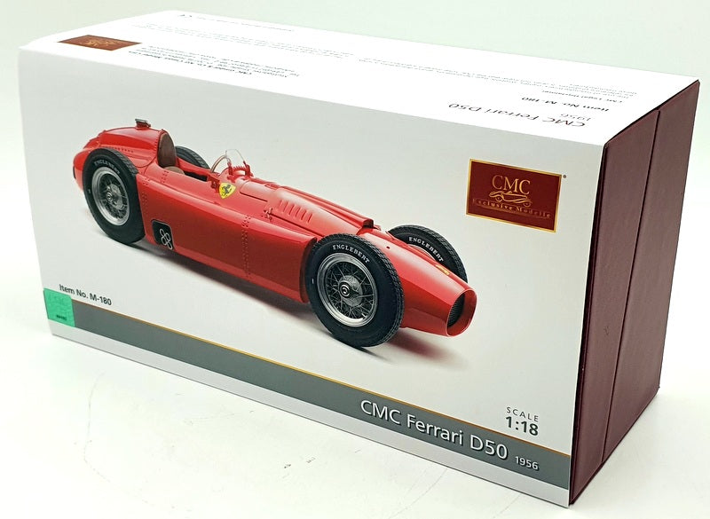 CMC 1/18 Scale Diecast M-180 - 1956 Ferrari D50 - Red