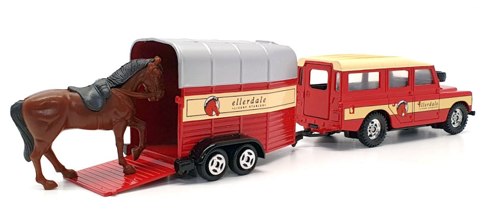 Corgi Appx 25cm Long Diecast 60004 - Land Rover & Horse Box - Ellerdale