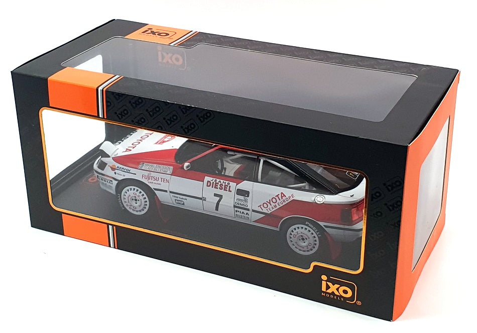 Ixo 1/18 Scale 18RMC069B.20 Toyota Celica GT San Remo 1990 #7 Ericsson/Billstam