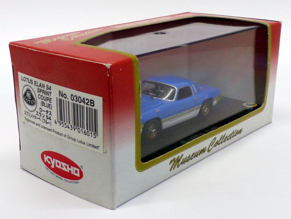 Kyosho 1/43 Scale 03042B - Lotus Elan S4 Sprint Coupe - Blue