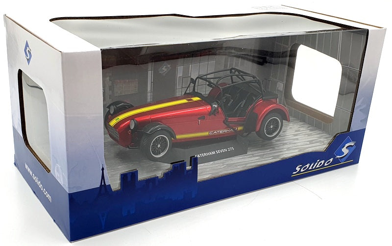Solido 1/18 Scale Diecast S1801804 Caterham Seven 275 2014 Academy Red —  R.M.Toys Ltd