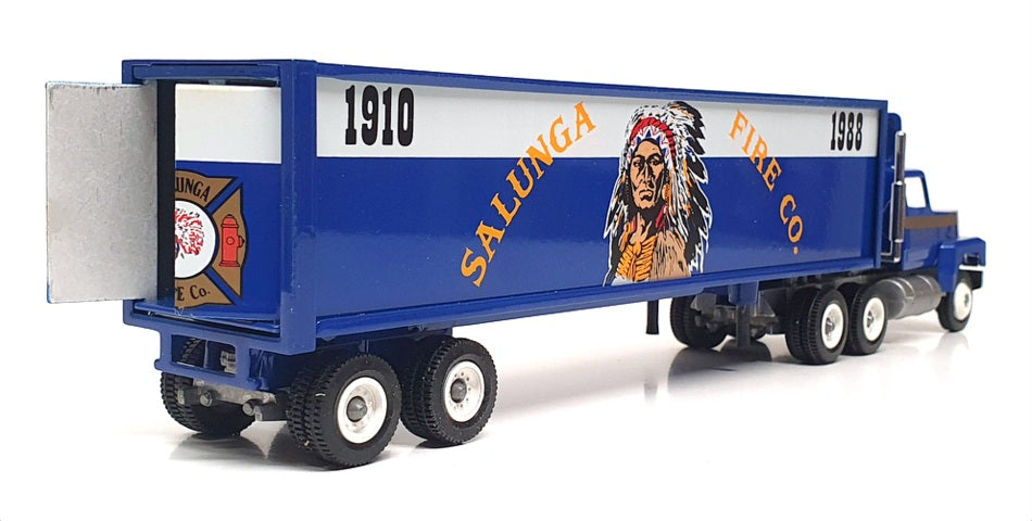 Winross 1/64 Scale WR013 - Ford Truck & Trailer Sallunga Fire Co. - Blue