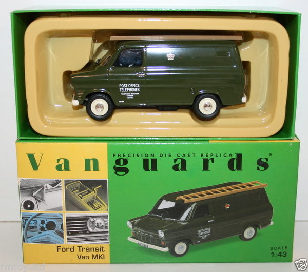 VANGUARDS 1/43 VA06600 FORD TRANSIT VAN MKI POST OFFICE TELEPHONES