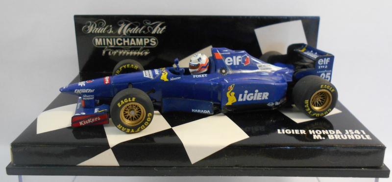 Minichamps F1 1/43 Scale - 430 950125 LIGIER-MUGEN HONDA M.BRUNDLE