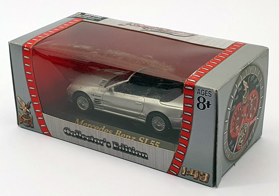 Road Signature 1/43 Scale 94243 - Mercedes Benz SL55 Cabrio - Silver