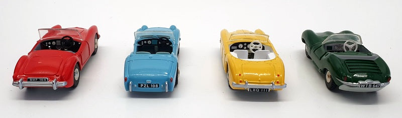 Norev 9cm Long SONPS4 - Jaguar XKSS, M.G.A, Triumph TR3, Austin Healey 100 Six