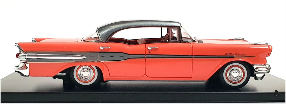 Goldvarg 1/43 Scale Resin GC-051B - 1957 Pontiac Star Chief 4Dr - Carib Coral