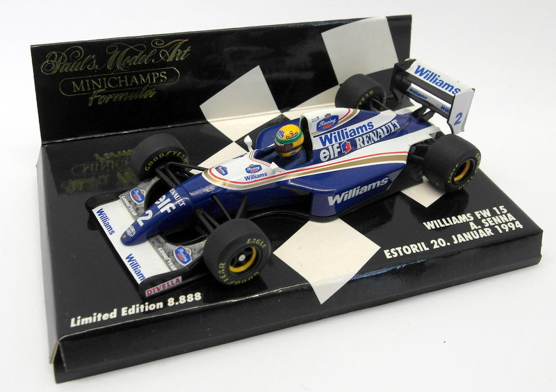 Minichamps F1 1/43 Scale diecast 430 940102 Williams FW15 A. Senna Estoril 94