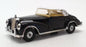 Corgi Appx 12cm Long Diecast C806 - 1956 Mercedes 300S - Black White Roof