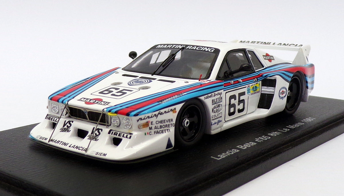 Spark 1/43 Scale S1894 Lancia Beta 8th Le Mans 1981 #65 Cheever/Alboreto/Facetti