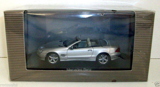 NOREV 1/43 - B6 696 1968 MERCEDES BENZ SL500 - SILVER WORKING ROOF