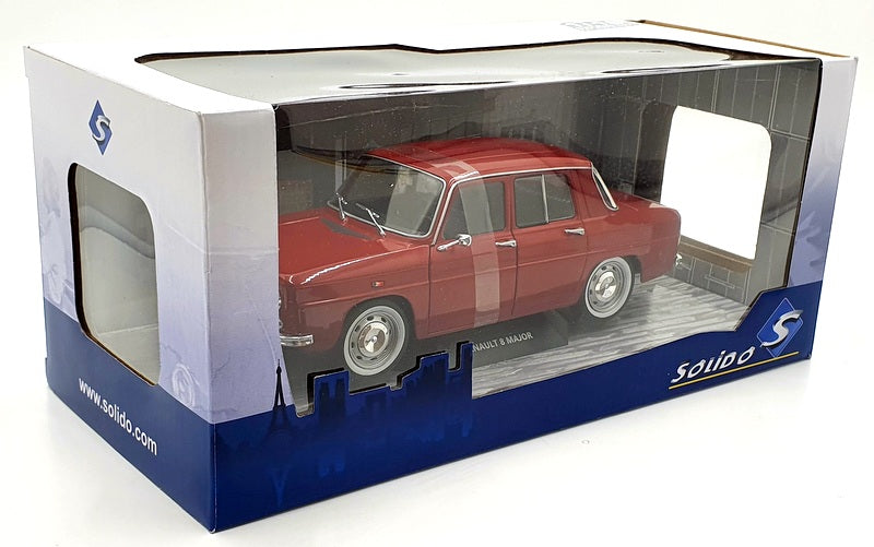 Solido 1/18 Scale Diecast S1803606 - Renault 8 Major Rouge Etrusque 1967 -  Red — R.M.Toys Ltd