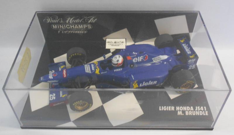 Minichamps F1 1/43 Scale - 430 950125 LIGIER-MUGEN HONDA M.BRUNDLE