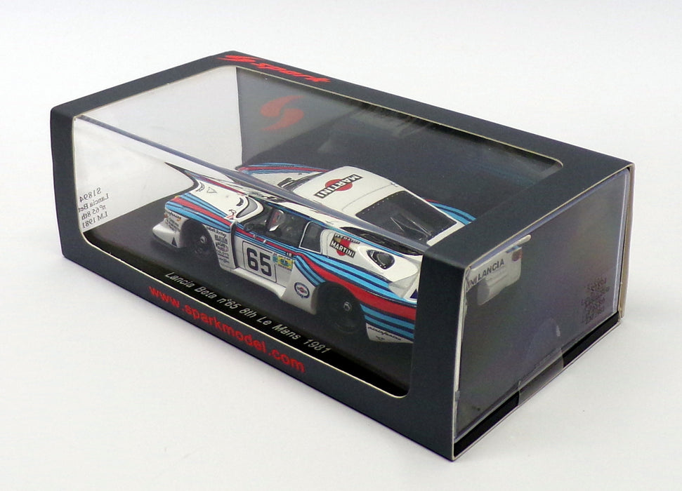 Spark 1/43 Scale S1894 Lancia Beta 8th Le Mans 1981 #65 Cheever/Alboreto/Facetti