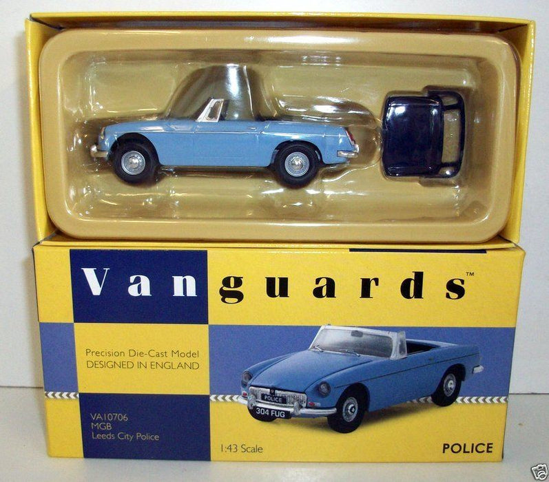 VANGUARDS 1/43 VA10706 MGB LEEDS CITY POLICE