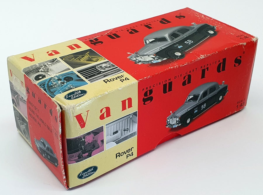 Vanguards 1/43 Scale VA01911 - Rover P4 - Round The World Rally