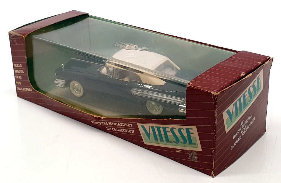 Vitesse 1/43 Scale 451 - Buick Special Closed Cabriolet - Blue/White