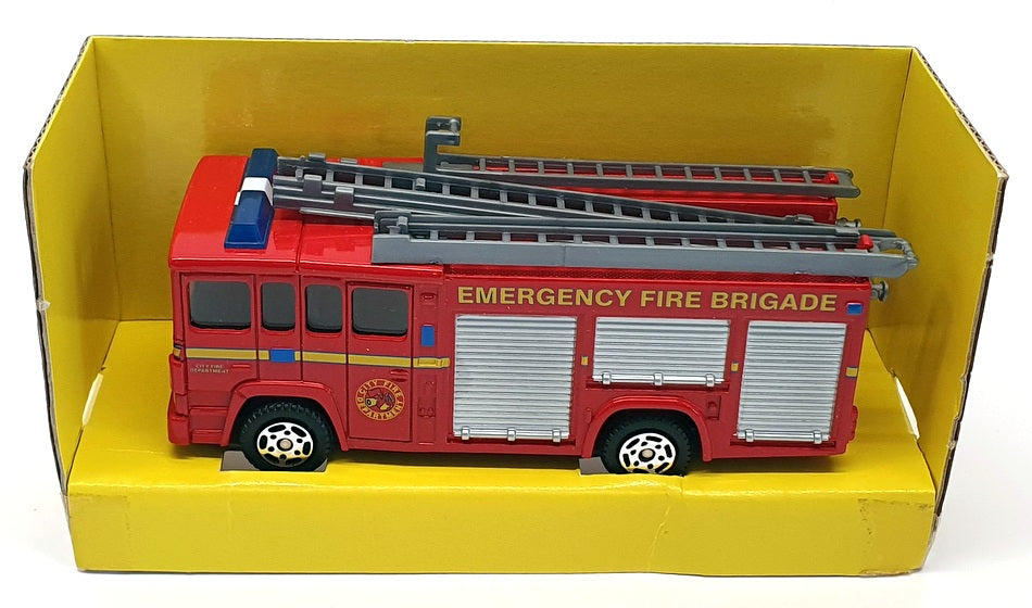 Husky Corgi 13cm Long Diecast TY87101 - Fire Engine - Red