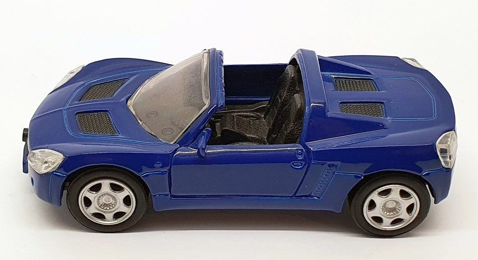 Maisto 12cm Long Diecast Pull Back & Go Model Car MA04B - Blue